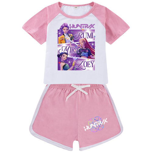004小孩短家居服运动套装