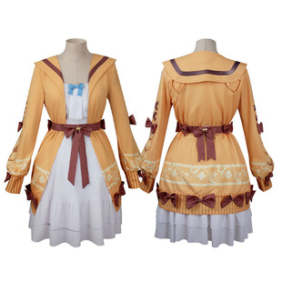 和平精英cos服白芍歌姬连衣裙呆萌星弥cosplay宽松减龄花边日常服