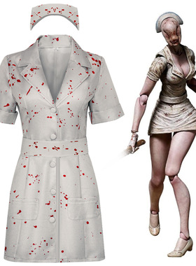 万圣节寂静岭2RE女护士cos服寂静岭重制版恐怖僵尸护士cosplay