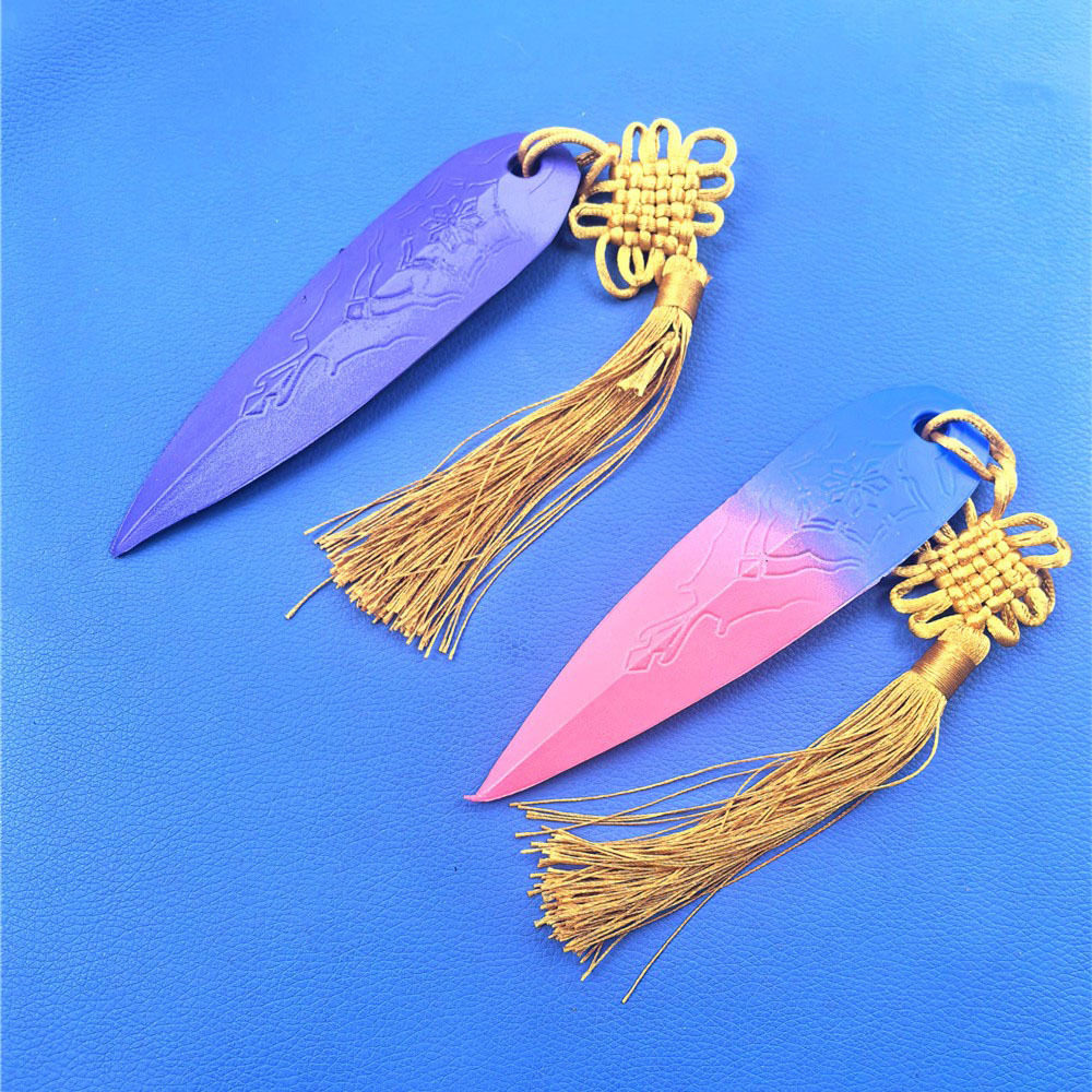 PU塑料猎魔女团K-Pop恶魔潮cosplay道具武器剑鲁比大刀飞镖未开刃