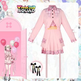 25世界计划cos小豆泽心羽感谢祭动漫表演粉色服装cosplay角色扮演