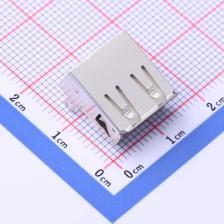 87583-2010BLF USB连接器 Type-A 母座 卧贴