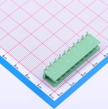 JL396R-39610G01 插拔式接线端子 3.96mm 排数:1 每排P数:10 绿色