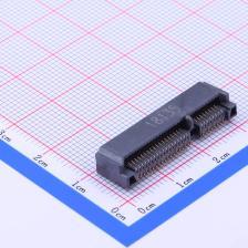 PCIE-52P52H 金手指连接器 mPCI-E 0.8mm P数:52