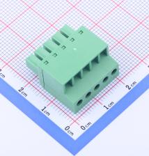 JL15EDGKC-38105G01 插拔式接线端子 3.81mm 排数:1 每排P数:5