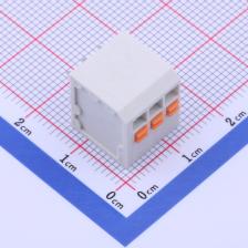 KF239-3.5-3P 弹簧式接线端子 3.5mm 每排P数:3 排数:1