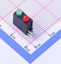 MHK2396GEBTD 发光二极管/LED 橙红,普绿/黄绿 568nm 628nm