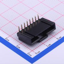 X9556WR-08-N0V01 线对板/线对线连接器 2.54mm 1x8P 黑色杜邦CD-