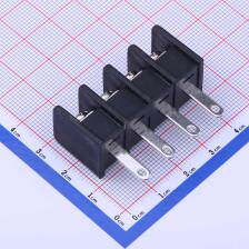 DBT30H-9.5-4P-BK-P 栅栏式接线端子 9.5mm 每排P数:4 排数:1 直
