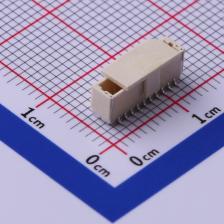 WF10010-02200 线对板/线对线连接器 1mm 1x10P 立贴 镀雾锡 带夹