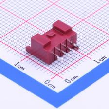 B04B-PARK-1(LF)(SN) 线对板/线对线连接器 PA 2mm 1x4P 红色