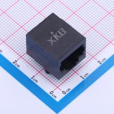 X31ADIWA3DY1027 以太网连接器(RJ45 RJ11) RJ45 弯插 不带LED 10