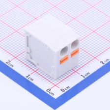 KF239-5.08-2P 弹簧式接线端子 5.08mm 每排P数:2 排数:1