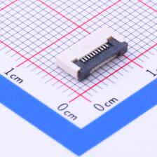 AFC01-S10FCC-00 FFC/FPC连接器 0.5mm P数:10 翻盖式 下接