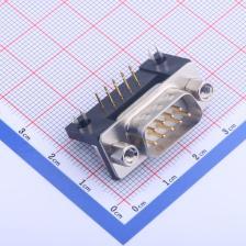 D-DMRC09PM-E001 D-Sub/DVI/HDMI连接器 DMRC-9P 公头 弯插 车针