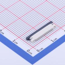AFC04-S24FCA-00 FFC/FPC连接器 0.5mm P数:24 抽屉式 下接