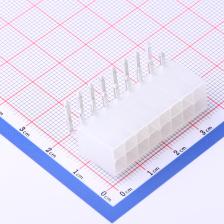 HC-5557-2*8AW 线对板/线对线连接器 4.2mm 2x8P 弯插