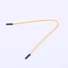 S108520006 杜邦线/端子排线 2.54杜邦线母对母单P同向(黄)