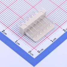 HC-2510-7A 线对板/线对线连接器 2.54mm 1x7P 直插 1x7P 间距P=