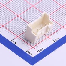 HX25066-4WAP 线对板/线对线连接器 2.5mm 1x4P 弯插 镀锡 米黄