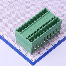 KF2EDGRH-5.0-2*10P 插拔式接线端子 板端/插座-闭口 5mm 排数:2