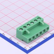 HT508K-5.08-6P 插拔式接线端子 插头 5.08mm 排数:1 每排P数:6