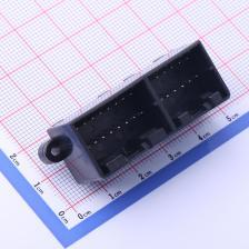 K174979WV-2 汽车连接器 汽车连接器插座2.5mm间距,双排黑色28PIN