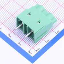 1714971 螺钉式接线端子 9.52mm 排数:1 每排P数:2 直针 可拼接