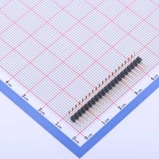 X4611WR-21I-C28D40 排针 2mm 1x21P 弯插 方针