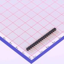 X6511WV-18H-C30D60 排针 2.54mm 1x18P 直插 方针 高镀金 抗氧化