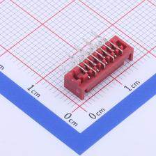 X9127WR-08B4-9TSNRE 线对板/线对线连接器 1.27mm 1x8P 弯插 母
