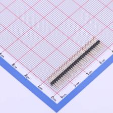 X1311WR-30J-C26D40 排针 1.27mm 1x30P 弯插 方针