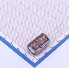 HY1C332M130210CD288 直插铝电解电容 3300uF ±20% 16V