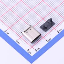 10132328-10011LF USB连接器 Type-C 母座 立贴