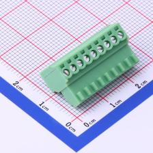 KF2EDGK-2.54-9P 插拔式接线端子 插头 2.54mm 排数:1 每排P数:9