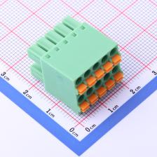 KF2EDGKNH-3.81-2*5P 插拔式接线端子 插头 3.81mm 排数:2 每排P