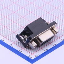 DS1037-09FNAKT74-0CC D-Sub/DVI/HDMI连接器 D-Sub 母 P数:9 黑