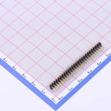X4621WV-2x26I-C28D40 排针 2mm 2x26P 直插 方针