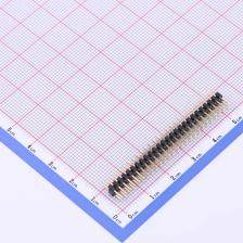 X4621WV-2x26I-C28D40 排针 2mm 2x26P 直插 方针