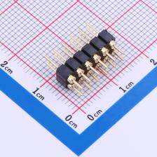 PZ254-2-06-Z-C 排针 2.54mm 1x12P 直插 圆针