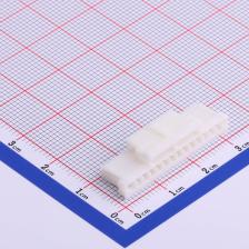 HX20022-14P 压线端子胶壳 2mm 1x14P 公胶壳 带扣 白色