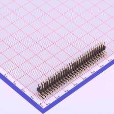 X6521WR-2x29H-C30D60 排针 2.54mm 2x29P 弯插 方针 高镀金 抗氧