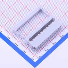 Z-81024100124000 IDC连接器(牛角/简牛) 2.54mm 排数:2 24P 三件