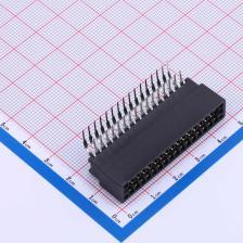 ER32BGFBK 金手指连接器 EDGE SLOT 2.54mm P数:32
