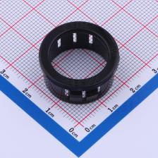 SB22 电线电缆和配件 [一整包100个]扣式护线套 黑色