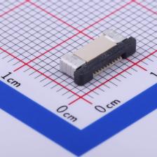 X05B20L10T FFC/FPC连接器 0.5mm P数:10 抽屉式 下接 镀锡