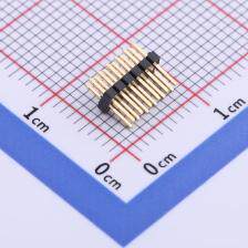 X1321WV-2x06J-C30D23 排针 1.27mm 2x6P 直插 方针