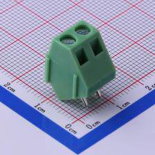 KF103-5.0-2P 螺钉式接线端子 5mm 排数:1 每排P数:2 直针 可拼接