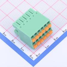 KF2EDGKNH-3.5-2*6P 插拔式接线端子 插头 3.5mm 排数:2 每排P数:
