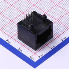 RC01412 以太网连接器(RJ45 RJ11) RJ45 弯插 不带LED